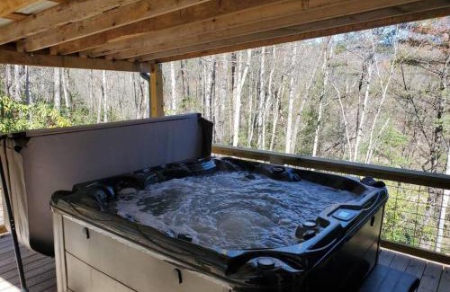 Hot Springs House | Cabin with a view in Hot Springs—walk to AT