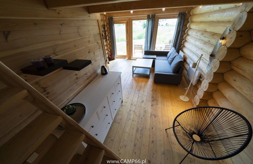 Sciegny House | Camp66 - Drewniane domki z bali z widokiem na Śnieżke
