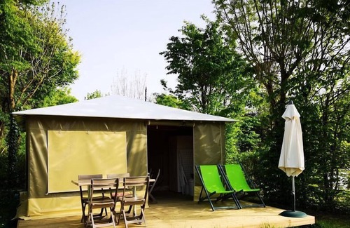 Chaille-les-Marais House | Camping l'Ile Cariot *** - 3-room Canvas Bungalow 4 people