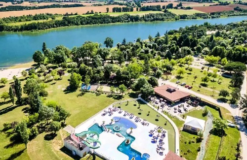 Saint-Cricq House | Camping Lac de Thoux* - Premium Space 4 Rooms 6 People Air Conditioning