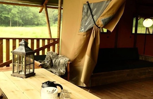 Louvemont House | Camping le Buisson **** - Luxury Tent Lodge Safari Premium 3 rooms 4/5 people
