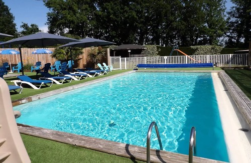 Limeuil House | Camping les Poutiroux * - Résidence Mobile Confort avec terrasse 5 personnes