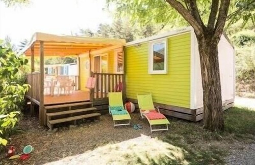 Orpierre House | Camping les Princes d'Orange* - Cottage Espace Classic 4 rooms for 6 people Air-conditioned Mountain view