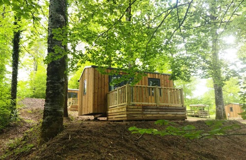 Saint-Gerons House | Camping Les Rives du lac Cantalès * - 2 bedroom mobile home Ibiza 4 people