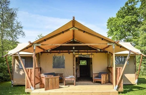 Cassagnabere-Tournas House | Camping Pré Fixe **** - Luxury Lodge 3 Rooms 5 People