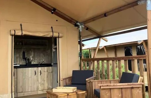 Oberbronn House | Camping Seasonova Les Vosges du Nord * - WOOD LODGE - with sanitary facilities for 4 people