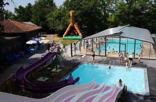 Martiel House | Campsite Flower Le Lac aux Oiseaux * - Comfort mobile home 26 m² (2 bedrooms-2/4 people) + terrace 10 m² without air conditioning 4 people