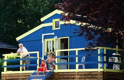 Servies Ski Chalet | Campsite Saint Pierre de Rousieux**** - Blue Chalet 2 Rooms 2 Rooms 4/6 People Mezzanine