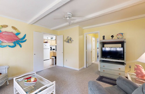 Ocean Pines House | Canalside Home in North Ocean Pines with Dock, Screened Porch, WiFi & AC