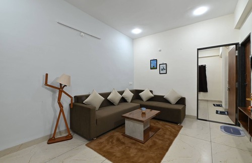 Indore Apartment | Captain Gogo is your cozy home base for work, rest, or a little fun!