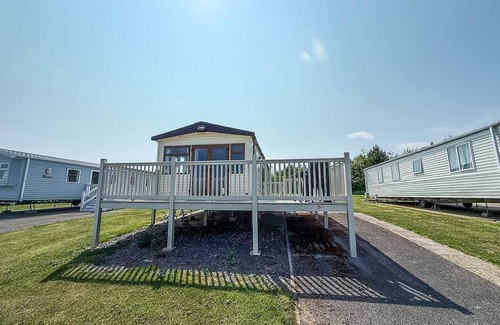 Winestead House | Caravan with a spacious decking area at Sand le Mere Park, Yorkshire ref 71062ME