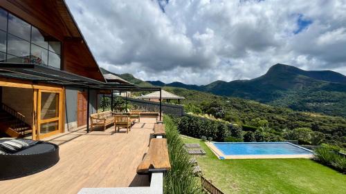 Teresopolis Villa | Casa 02 Monte Boa Vista - Casa de 4 Suítes com Vista Deslumbrante