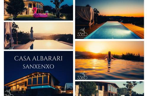 Sanxenxo Hotel | Casa Albarari Boutique Double Rooms with access to shared Infinity Pool