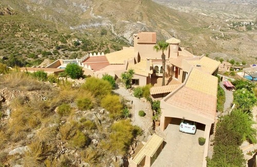 Turre Villa | Casa Alta Villa, 3 bed, private pool, mountain views, gardens, wifi.
