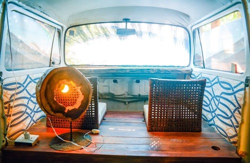 Praia de Santiago Apartment | Casa Caiçara Veio do Rio - Quarto Kombi 02