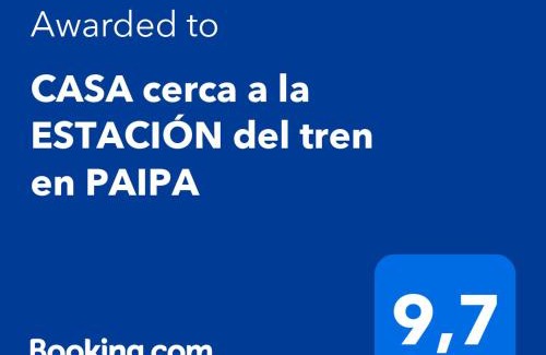Paipa House | CASA cerca a la ESTACIÓN del tren en PAIPA