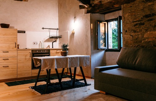 Lugo Apartment | Casa Chaín, Appartement Moderne en Plein Nature. Maison Renouvelé en Pierre