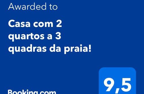 Passo de Torres House | Casa com 2 quartos, garagem, a 3 quadras da praia!
