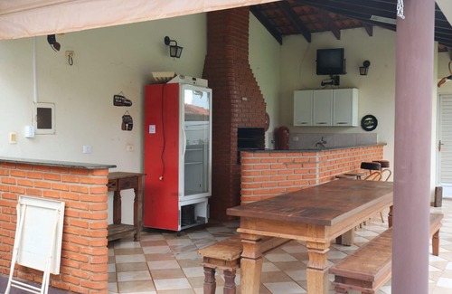 Santo Inacio Condo | Casa com Lazer, praia e pesca privilegiada em Condomínio Pousada Paranapanema