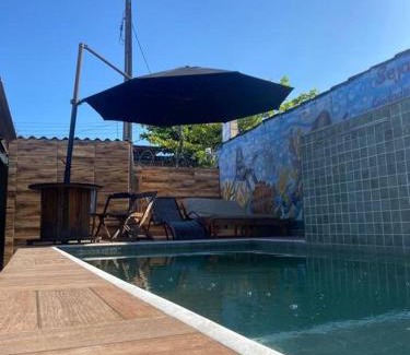 Jardim Praiano House | Casa com Piscina - Área da lazer familiar