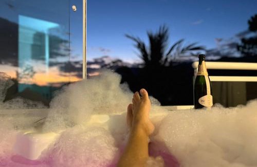 Praia do Cabelo Grande House | Casa com piscina de borda infinita e hidromassagem com vista