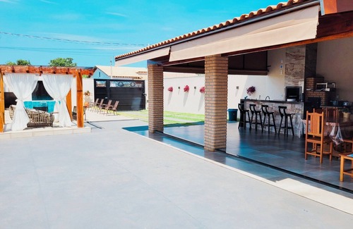 Tanabi House | Casa Completa com Área Gourmet, Piscina com Aquecedor Solar e Sauna Seca
