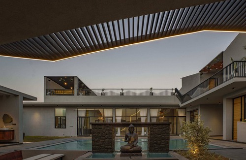 Jodhpur Villa | Casa Concreto: Luxury Concrete Villa-Heated Pool -Jodhpur-Rajasthan