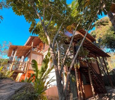 Bexiga House | Casa Condomínio Vista Mar Churrasqueira Varanda