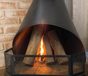 Vila Natal House | casa da flor com lareira