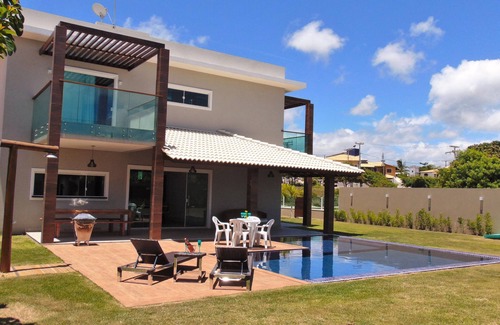 Barra do Jacuipe House | Casa das Palmeiras - 4 suites pool 250m from the beach Condo