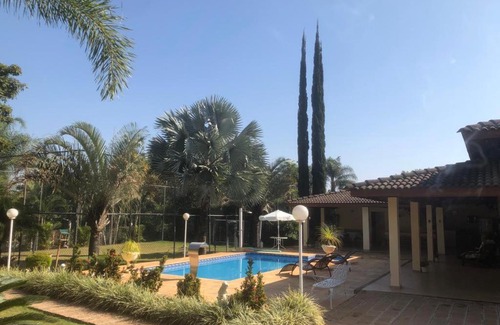 Itupeva House | Casa de campo com Piscina churrasqueira e campo de futebol