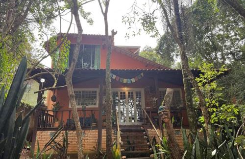 Alto Paraiso de Goias House | Casa dos Artistas na Natureza com Varanda