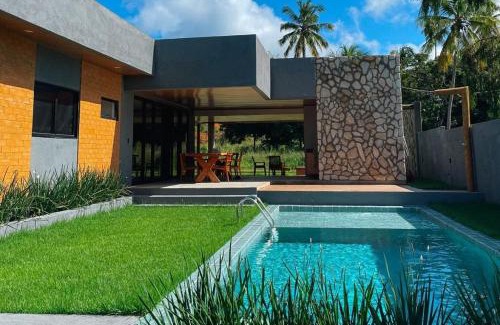 Passo de Camaragibe House | Casa em Milagres| 3 suítes, área gourmet, piscina