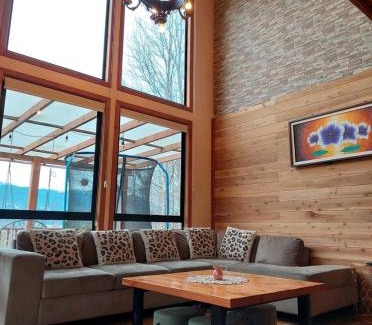 Villarrica Ski Chalet | Casa en la montaña, exclusivo vehículo 4x4