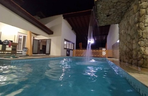 Cibratel II House | Casa Itanhém: Swimming pool | Games | Barbecue | +30 people | 3 min from the beach