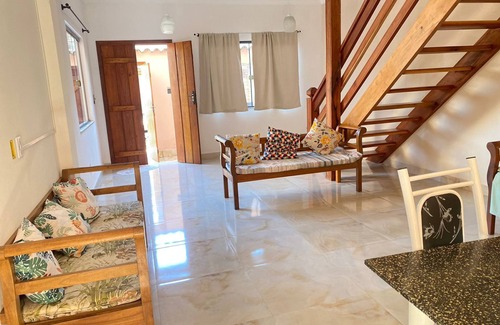 Mambucaba House | Casa Jabaquara Amar o Mar a 150 Metros da Praia. São 3 Suítes e Sala Ampla