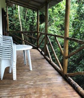 Trindade House | Casa Mar e Montanha 2, deck com vista para o mar