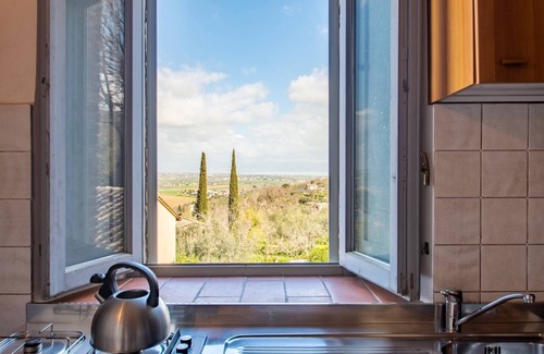 Paciano Apartment | Casa Paciano, near town, apartments with pool, Olivo