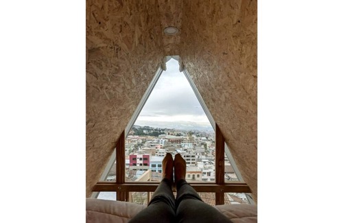 San Juan Cabin | Casa Parásito, Tinyhouse Sobre Terraza Privada Junto Centro Arte Contemporáneo