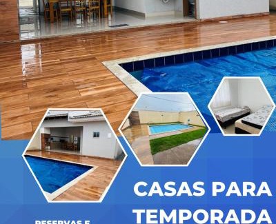 Setor Lagoa Quente House | Casa para temporada Caldas Novas-GO Brasil