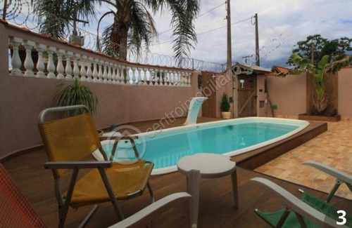 Balneario Gaivotas House | Casa Piscina + Área Gourmet 300 Metros da Praia, Área Gourmet e Piscina