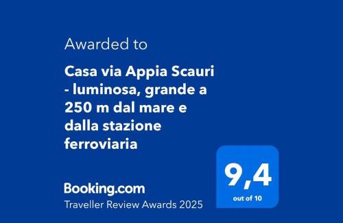 Minturno House | Casa via Appia Scauri - luminosa, grande a 250 m dal mare e dalla stazione ferroviaria