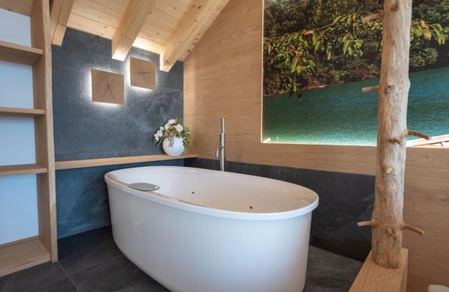 Chies d'Alpago Apartment | Casera Cal De Mez- Wellness Chalet