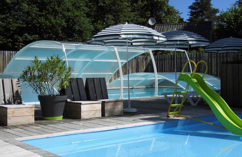Biron Ski Chalet | Castelwood: comfortable ecological chalets with swimming pool in the Dordogne.
