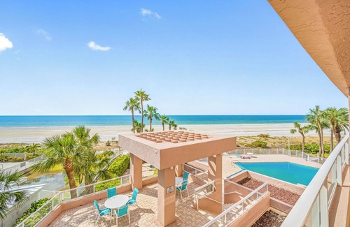 Sand Key Condo | CBC 1-3A - Five Balconies with Water Views Galore!