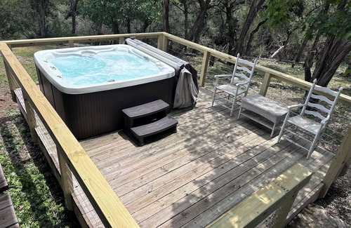 Wimberley Cottage | Cedar Hill Cottage-Peaceful Get Away in the Hill Country w/Hot Tub on 3.5 acres