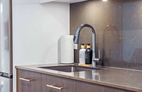 Eau Claire Apartment | Central Calgary Riverside Haven
