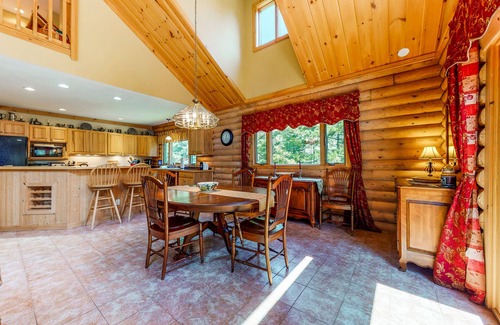 Twin Mountain House | Centrally located home with rec room, spacious deck, gas grill & loft - Dogs OK