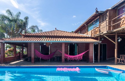 Juatuba House | Chacara em Juatuba com Varanda Gourmet e Piscina