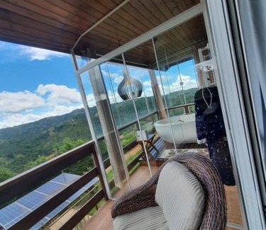 Campos do Jordao House | Chalé 3 com Hidro Acima das Nuvens